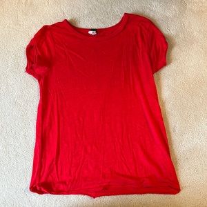Red tshirt from free people